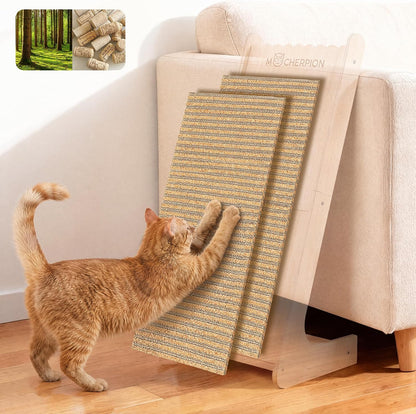 Cork Cat Scratch Pad-2Pcs Replaceable Scratching Mats for Cat 