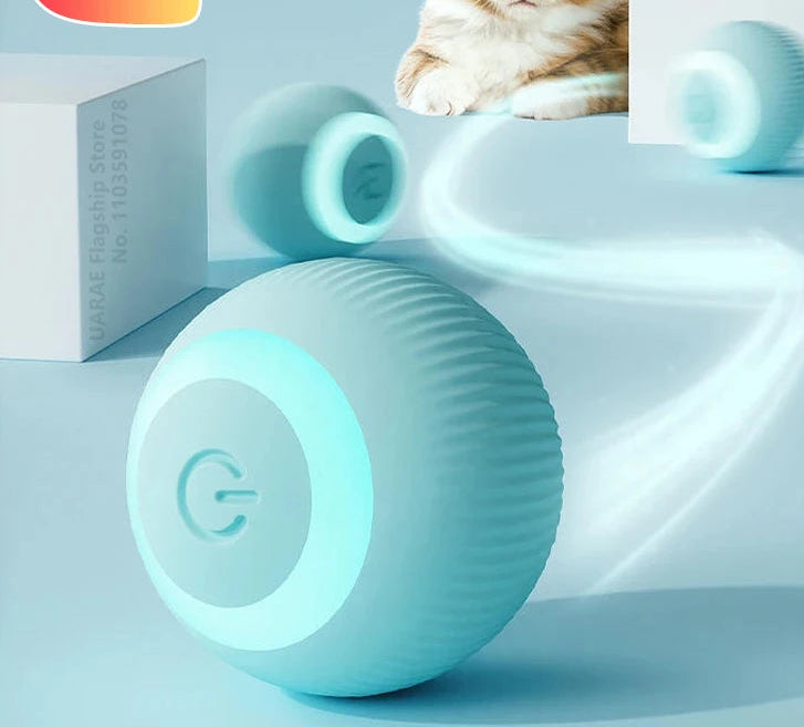 Cat Interactive Ball Electric Automatic Rolling Ball Smart Toys for Cats 