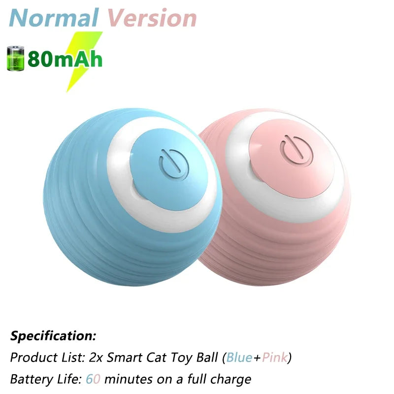 Cat Interactive Ball Electric Automatic Rolling Ball Smart Toys for Cats 
