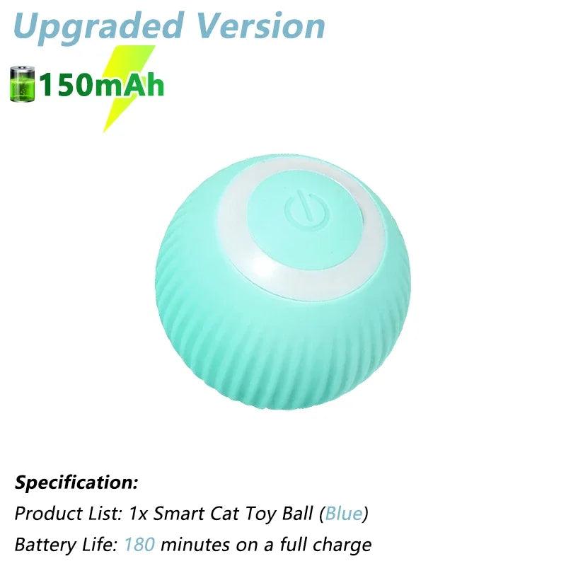 Cat Interactive Ball Electric Automatic Rolling Ball Smart Toys for Cats 
