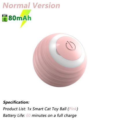 Cat Interactive Ball Electric Automatic Rolling Ball Smart Toys for Cats 