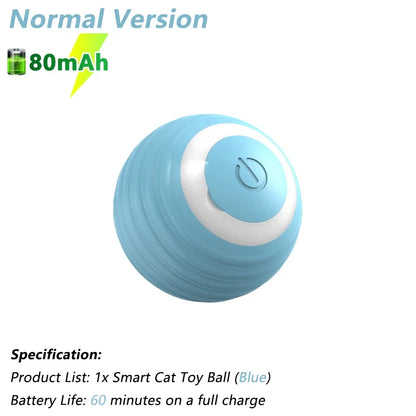 Cat Interactive Ball Electric Automatic Rolling Ball Smart Toys for Cats 